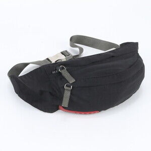 Pradasports Prada Sport 4VA125 2-Way Body Bag, Waist Pouch, Shoulder Black, M...